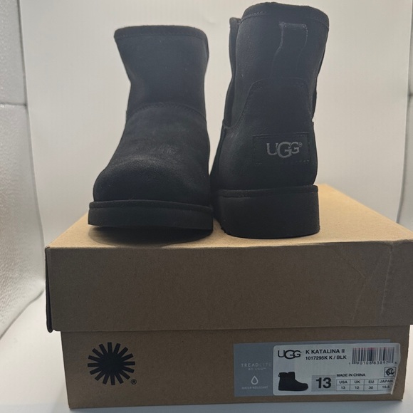 UGG Katalina II Black Boots kids size 13